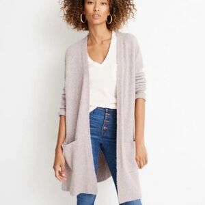 Madewell Open Front Long Oversized Cardigan Size Small